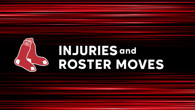 Red Sox injuries and roster moves