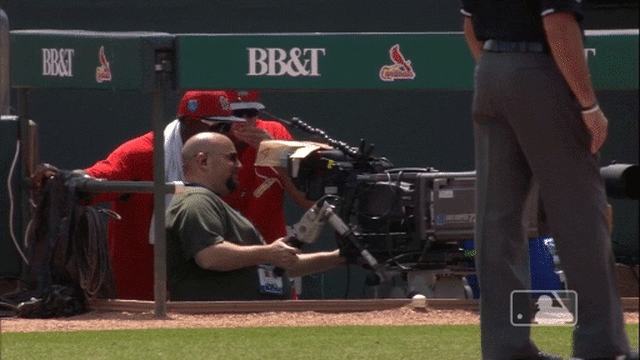 Dexter Fowler gets some camera tips