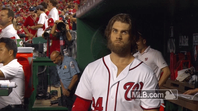THE FIGHTINS ➡️: Bryce Harper ties the game 1-1 and Nick