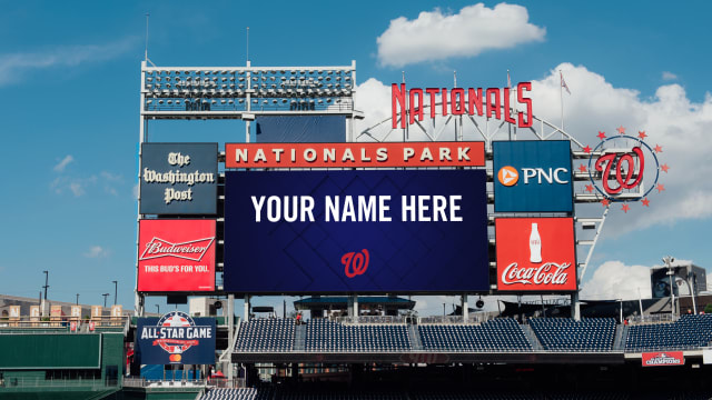 Fan Experiences  Washington Nationals