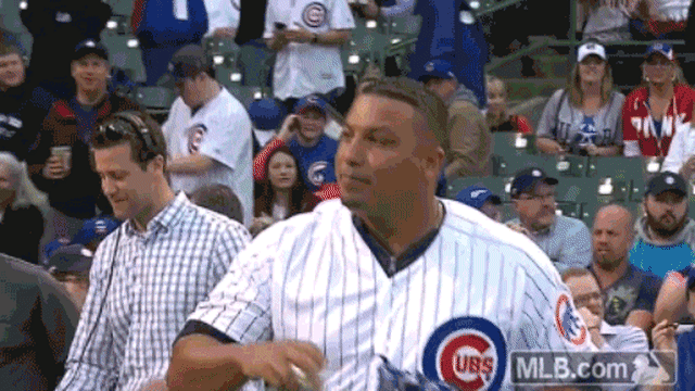 Carlos Zambrano first pitch