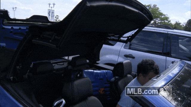 Keith Hernandez arrives to Citi Field in style