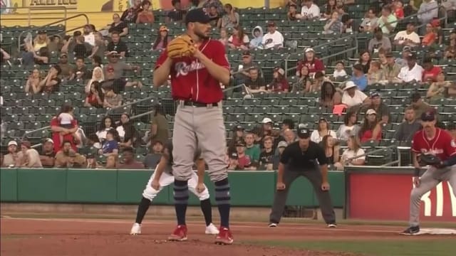 Photos: Memphis Redbirds' Daniel Poncedeleon injured at Principal Park