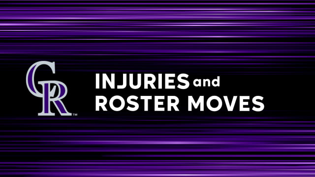 Rockies injuries and roster moves