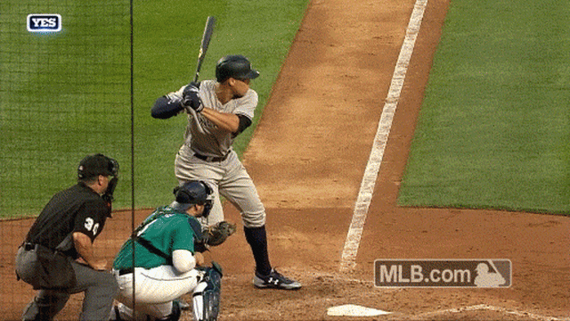 Judge's moonshot to left