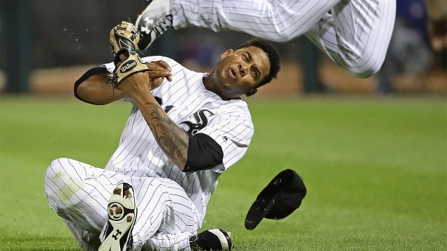 May out, Willy Garcia in for Chicago White Sox