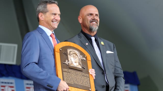 Larry Walker's number retirement, 09/25/2021