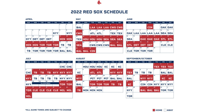 Red Sox 2022 Schedule Pdf 1Ys7Sibrmlnvrm