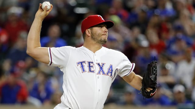 Shawn Tolleson Texas Rangers Game-Used Fourth of July Star and Stripes Gray  #37 Jersey vs. Boston Red Sox on July 4, 2016