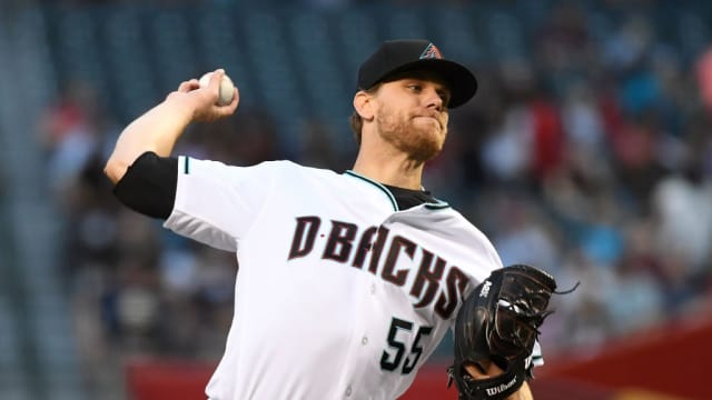 The D-backs let Matt Koch leave the dugout a little too early and it led to a very awkward moment