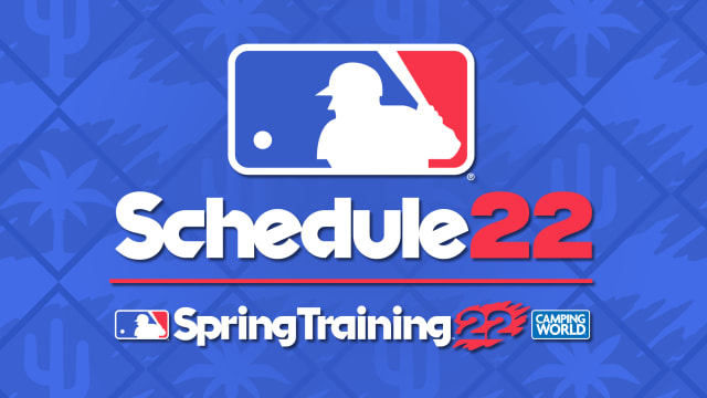 Spring Training Schedule 2022 Released