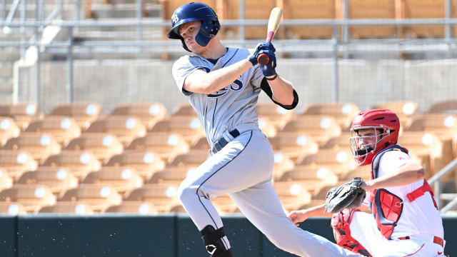 Rays' Mead hits in 18th straight in AFL
