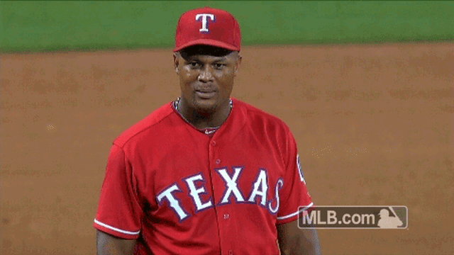 Adrian Beltre says "Wow"