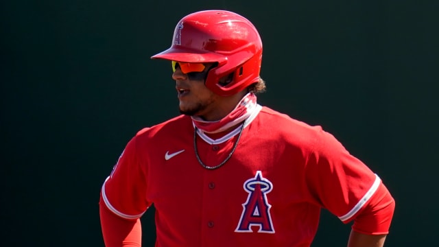 Juan Lagares makes case for Angels Opening Day roster