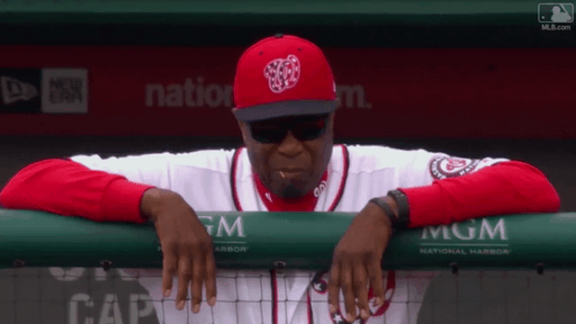 How many toothpicks has Dusty Baker chewed?