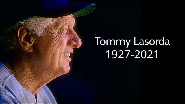Welcoming Tommy Lasorda's daughter Laura on his '88 World Series