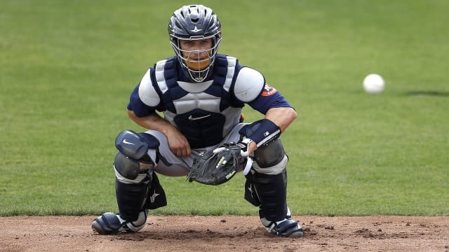 A's catcher Dustin Garneau delivers in debut