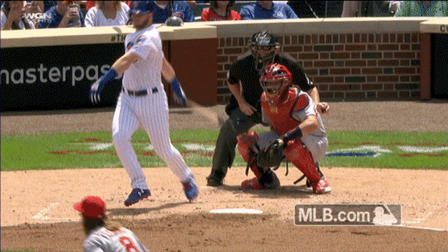 Ian Happ rolling for a hit