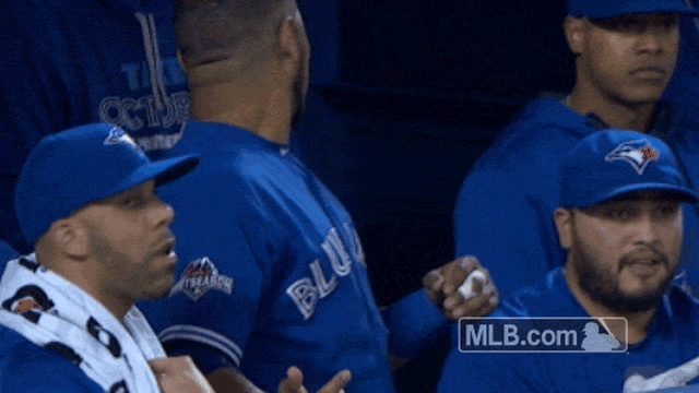 sports mlb odor punch texas rangers jose bautista toronto blue jays fight  whoah gif gifs - Find and share funny GIFs on GIFsme
