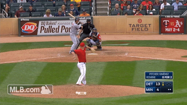 Gimenez pitching