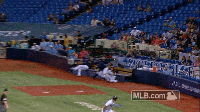 Rays ballboy can't make play