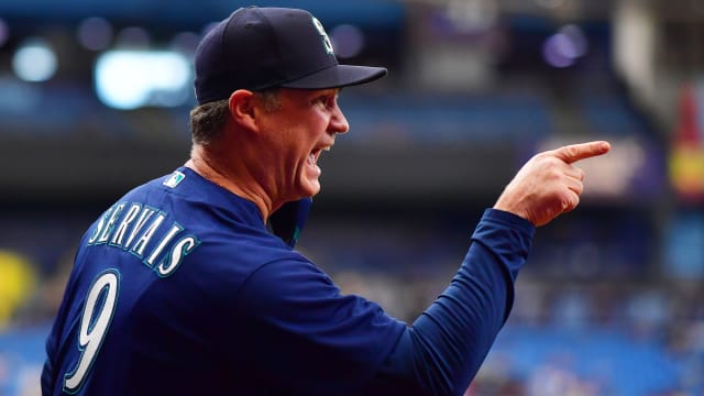 Servais gets behind J-Rod after another called K