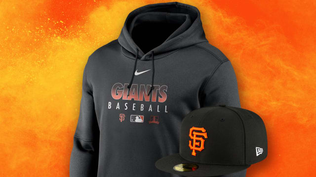 San Francisco Giants Men's Orange MLB Baseball T-Shirt - Nike Dri