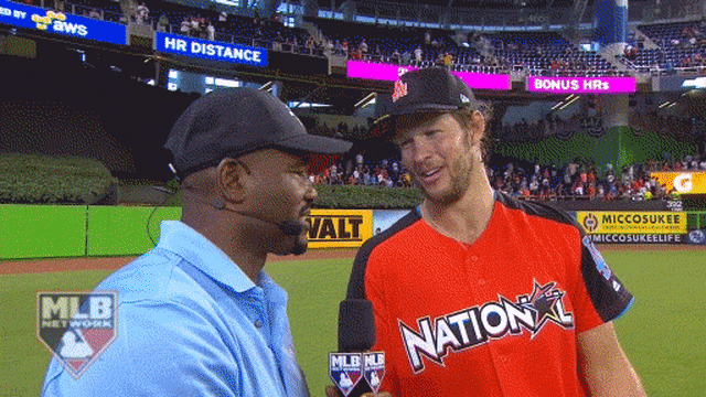 Clayton Kershaw shows off his defensive skills