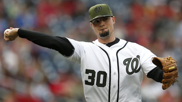 Nationals' Koda Glover on DL with stiff back