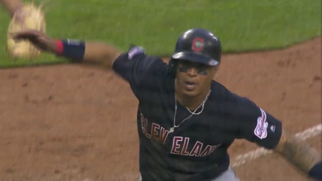 Leonys Martin steals home for Indians