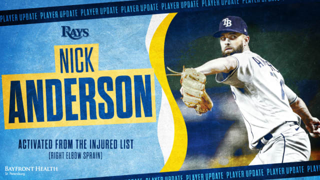 Rays' Nick Anderson explains 'differing beliefs' after several