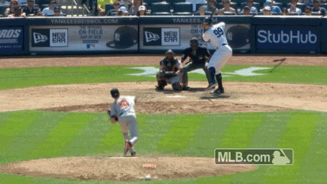 Judge's monster shot