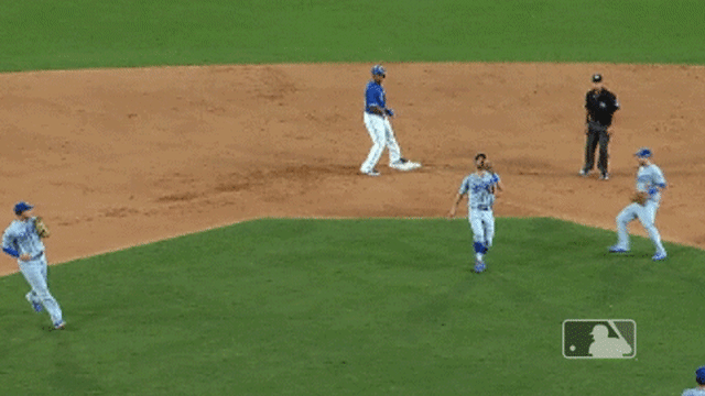 Beltre fakes to third