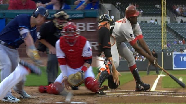 Players who hit pitches that bounced in MLB