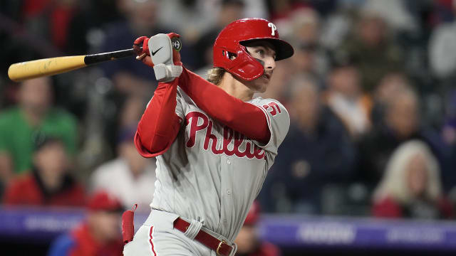 Stott back up with Phillies after hot stretch in Minors