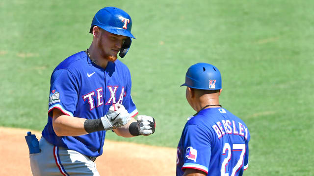 Photos: Derek Dietrich wows in first game with Rangers, starts