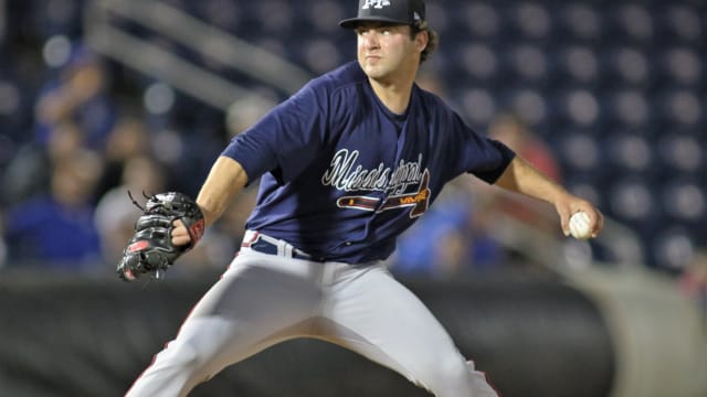 Shuster fans 12, ties Southern League record with 8 straight K’s