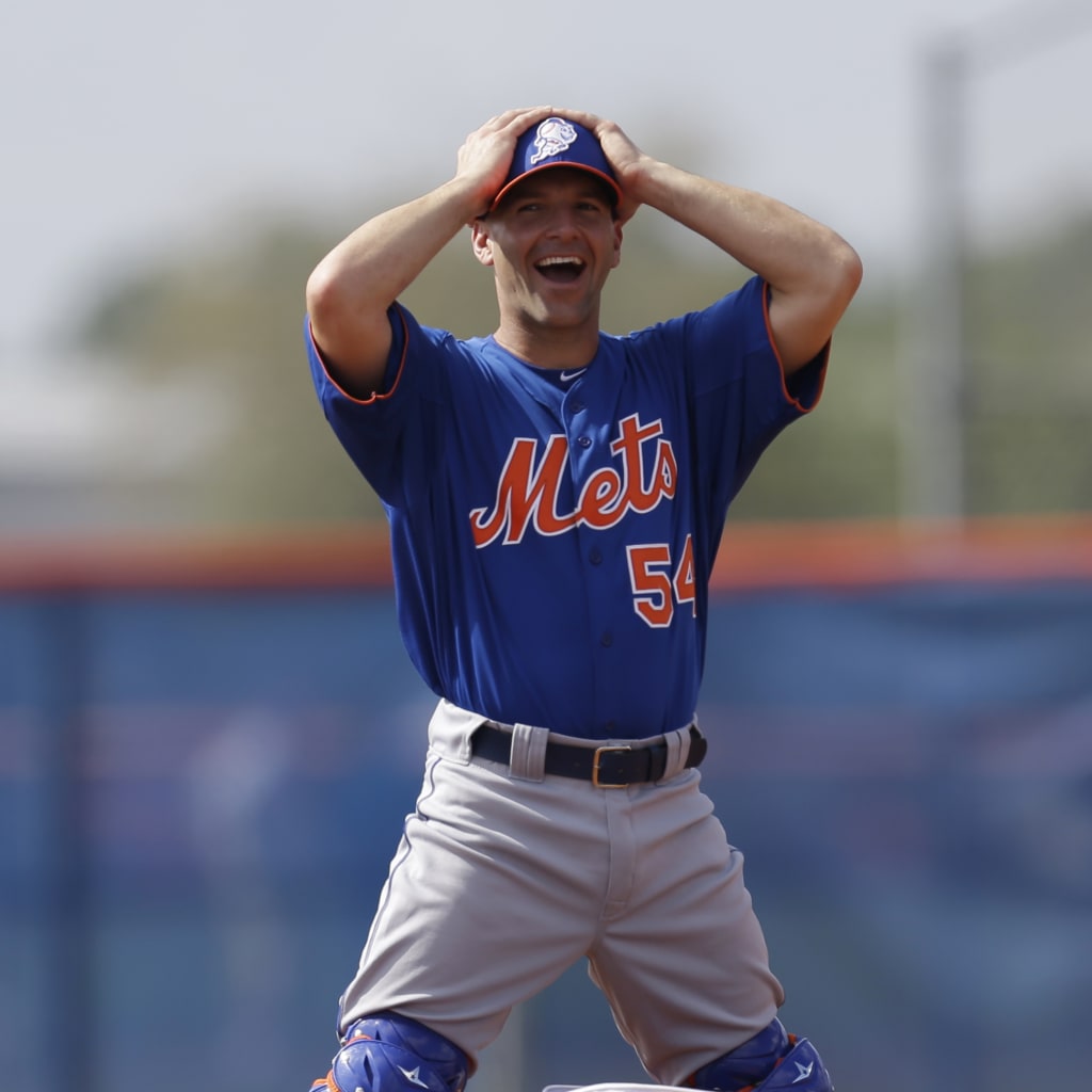 Dave Racaniello at Mets Spring Training.