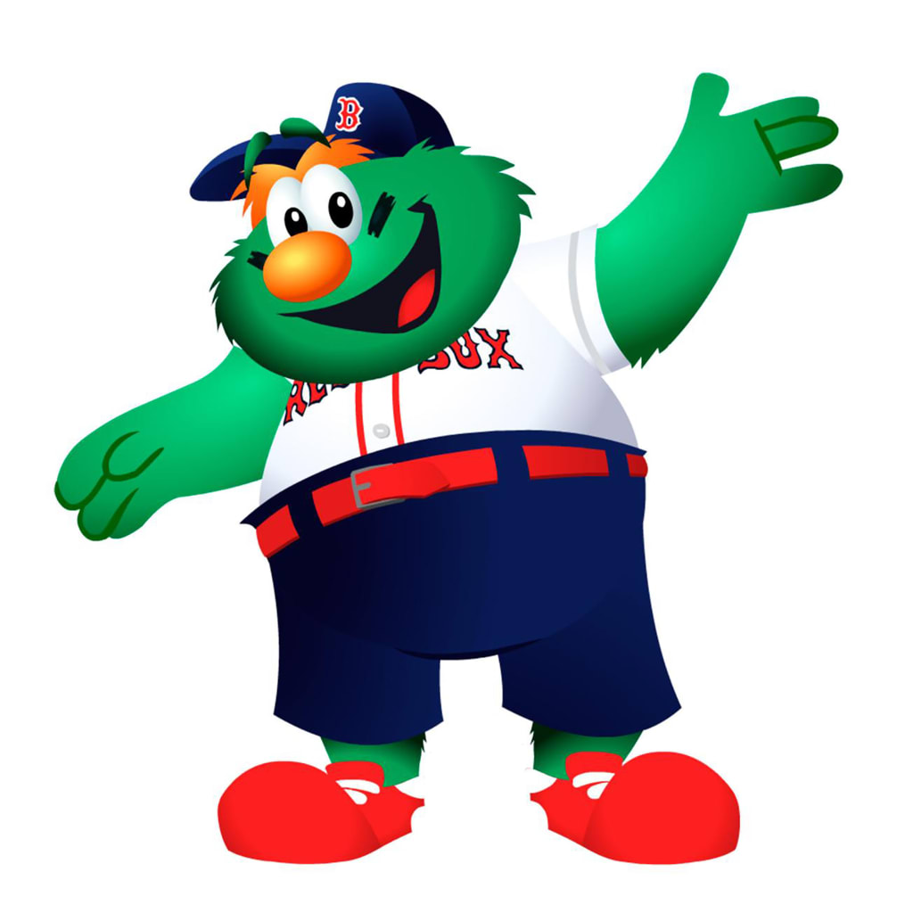 Banner with Wally the Green Monster  Boston red sox logo, Red sox  wallpaper, Red sox nation