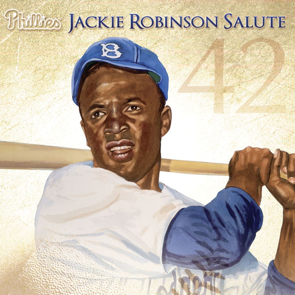 Major League Baseball Players Wear No. 42 to Salute Jackie Robinson