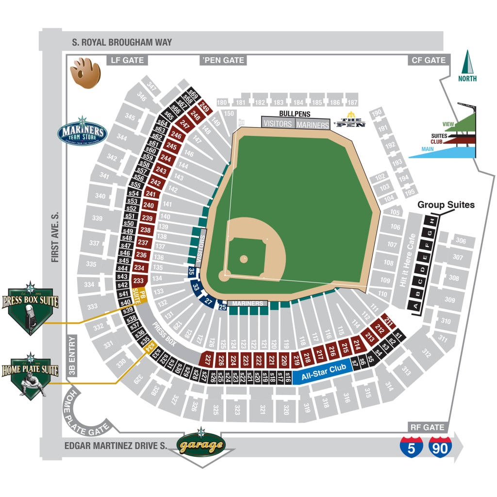 Mariner Stadium Seating Chart