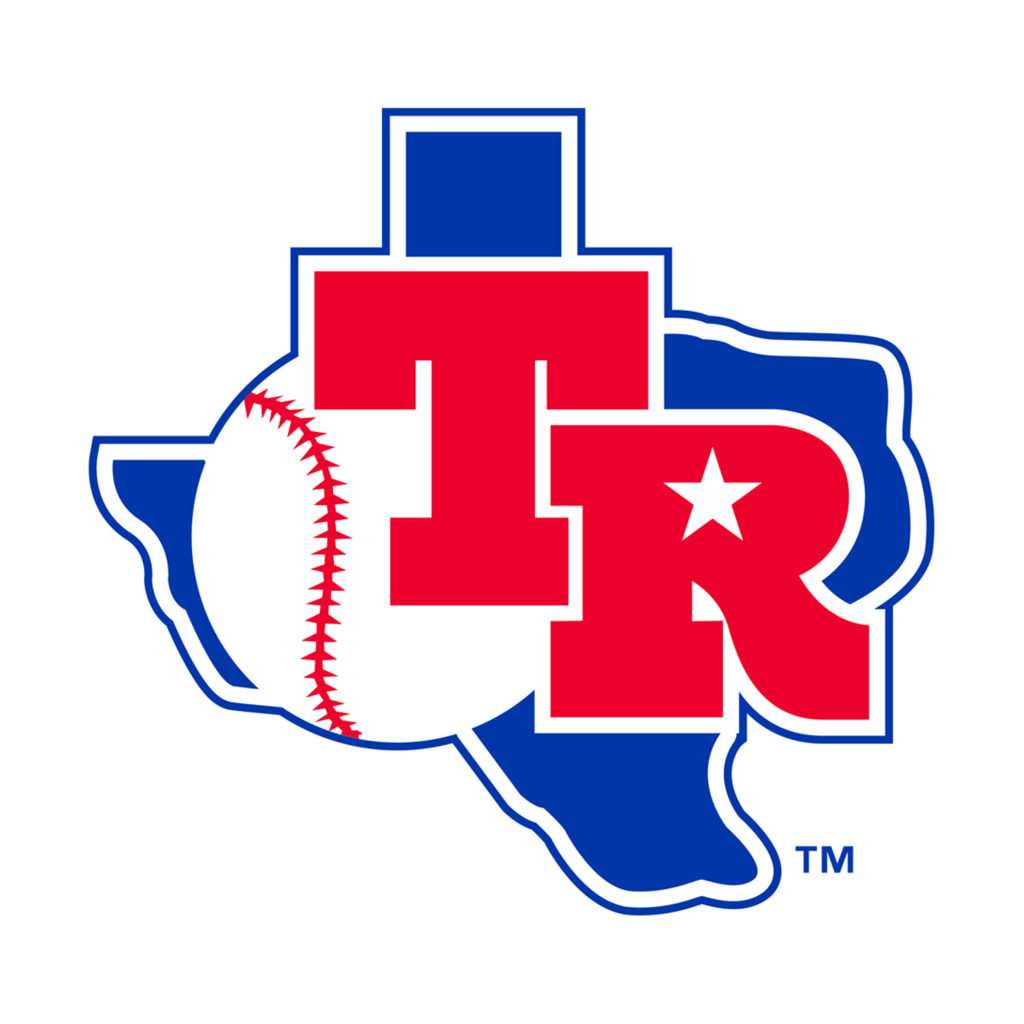 Retro Texas Rangers Baseball P Art Collection