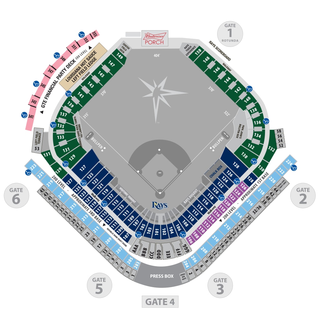 Group Seating and Pricing Tampa Bay Rays