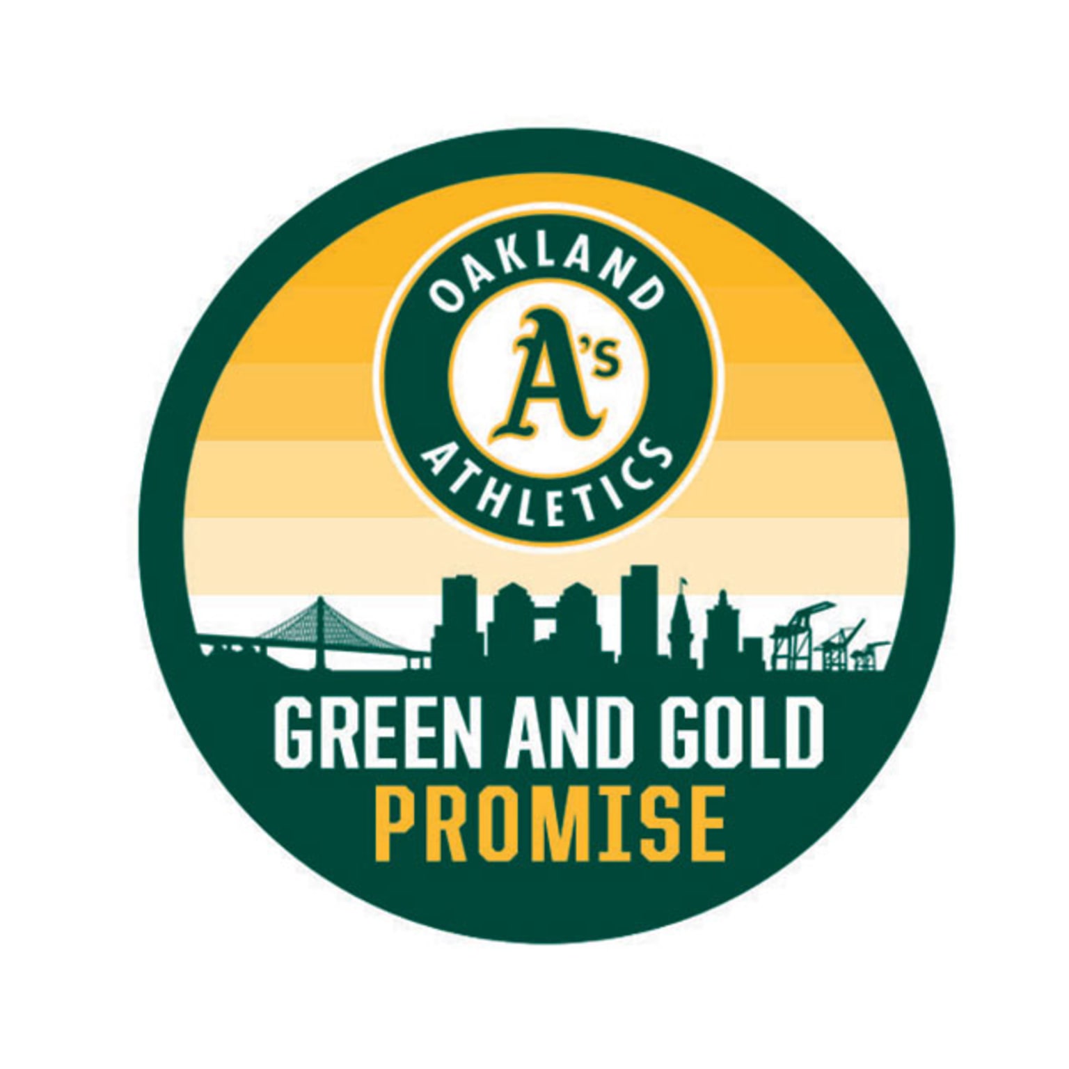 Green and Gold Promise Oakland Athletics