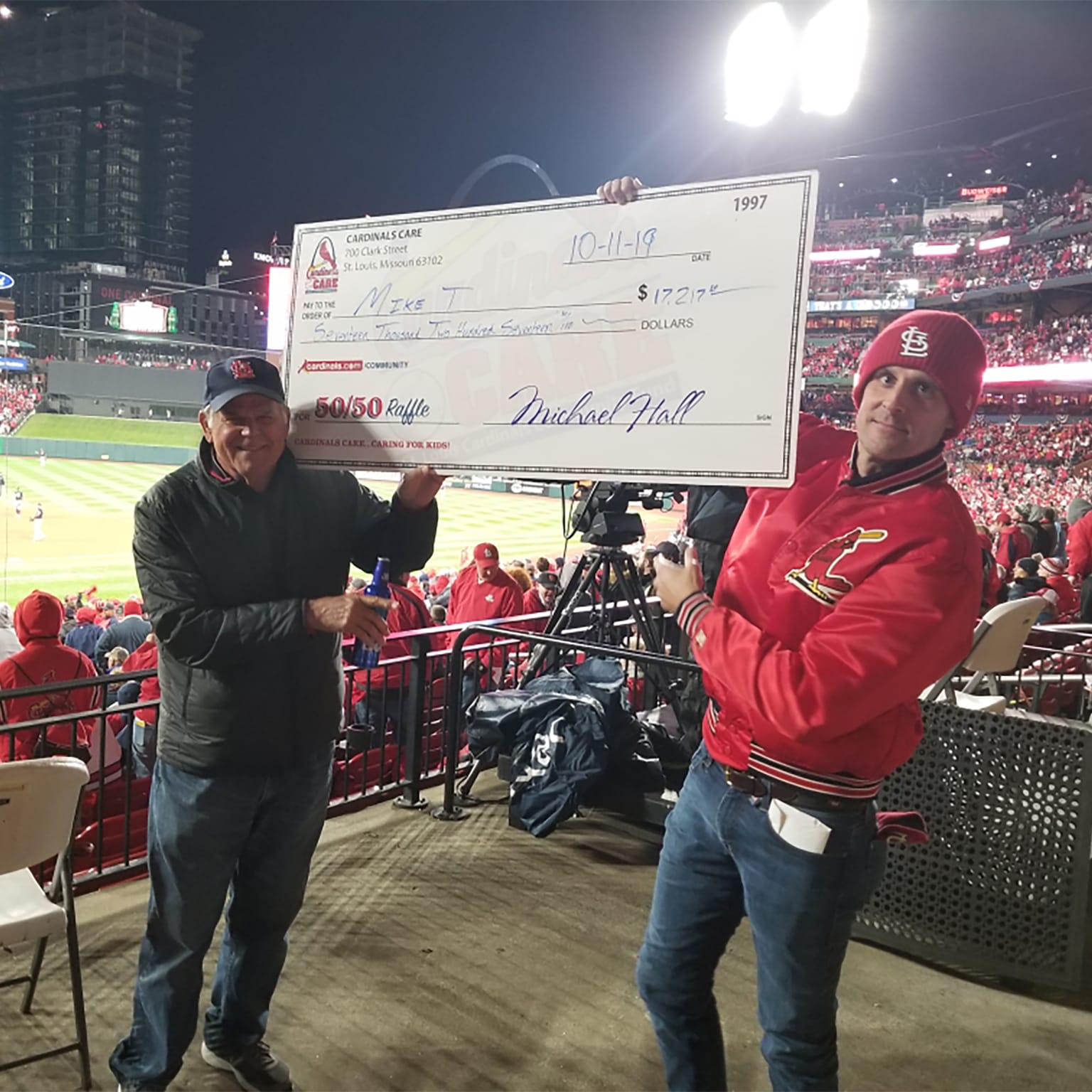 Cardinals Care 50/50 Raffle