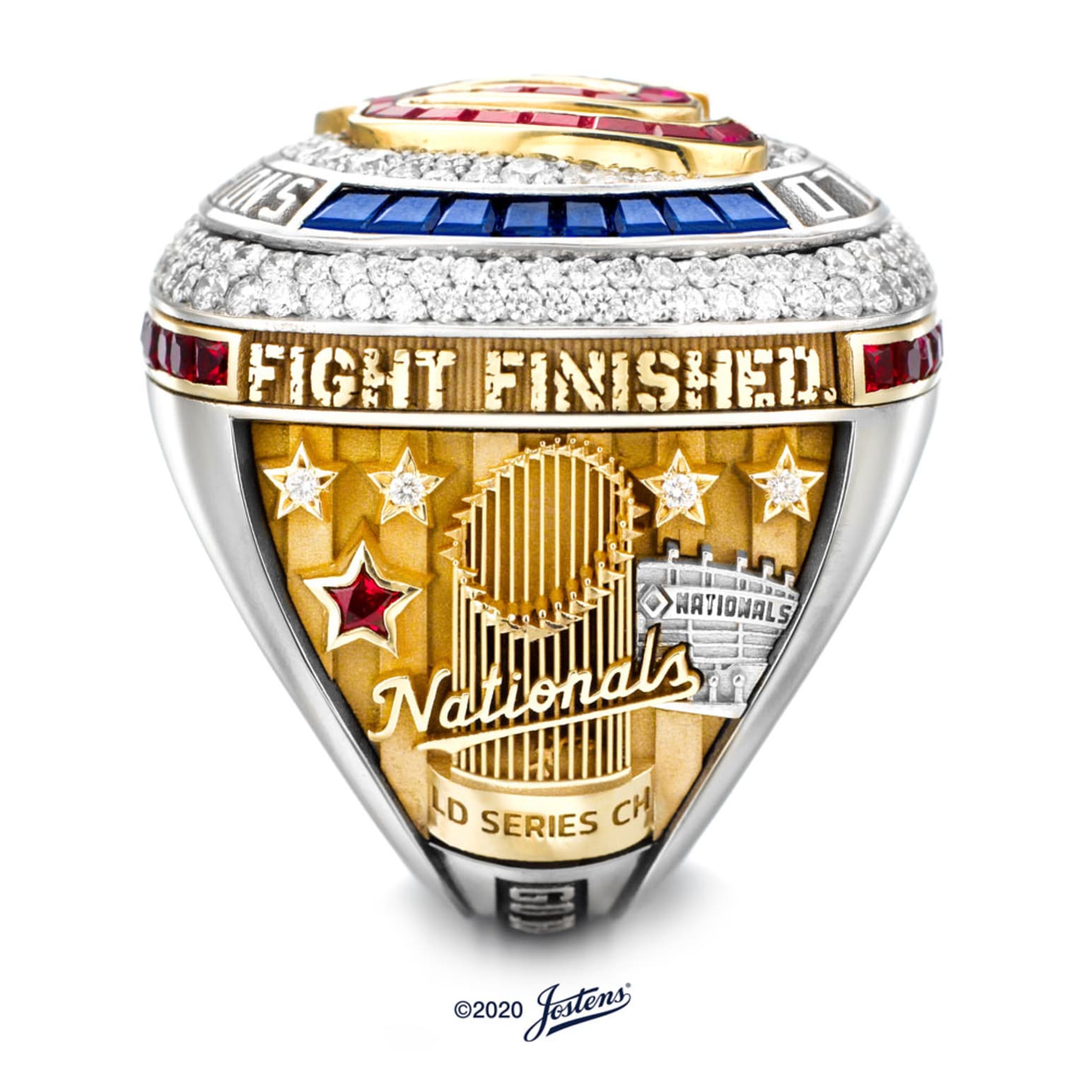 2019 FFL Champion Ring: Custom Gunmetal & Black Chrome