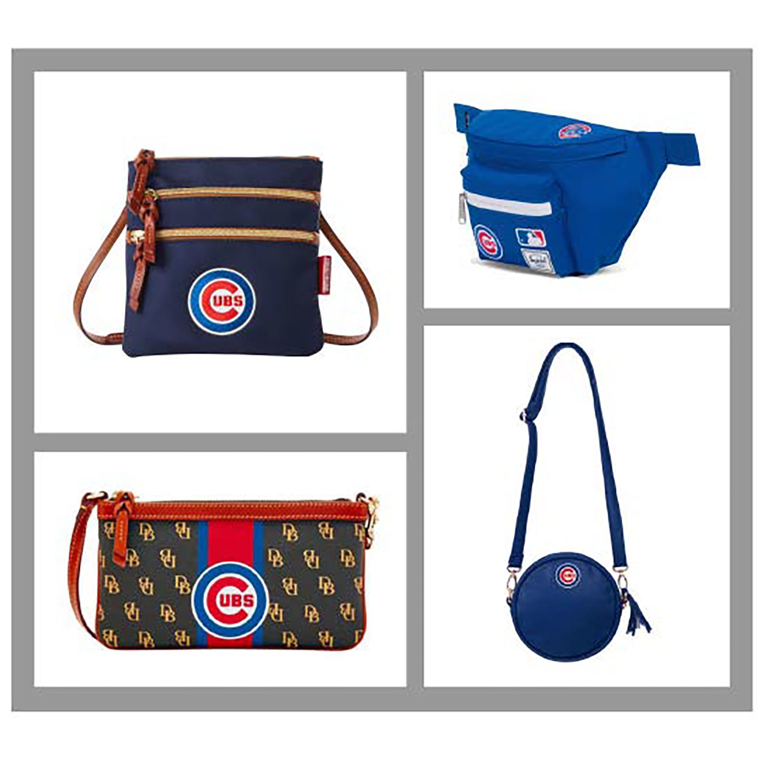 Chicago Cubs Clear Envelope Purse, MLB Crossbody Stadium Approved