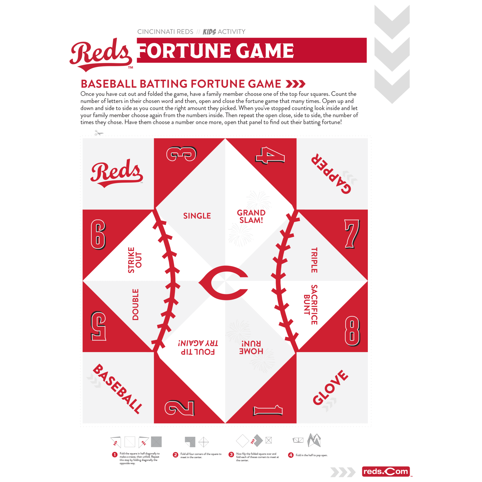 Reds Kids Activities | Kids | Fans | Cincinnati Reds