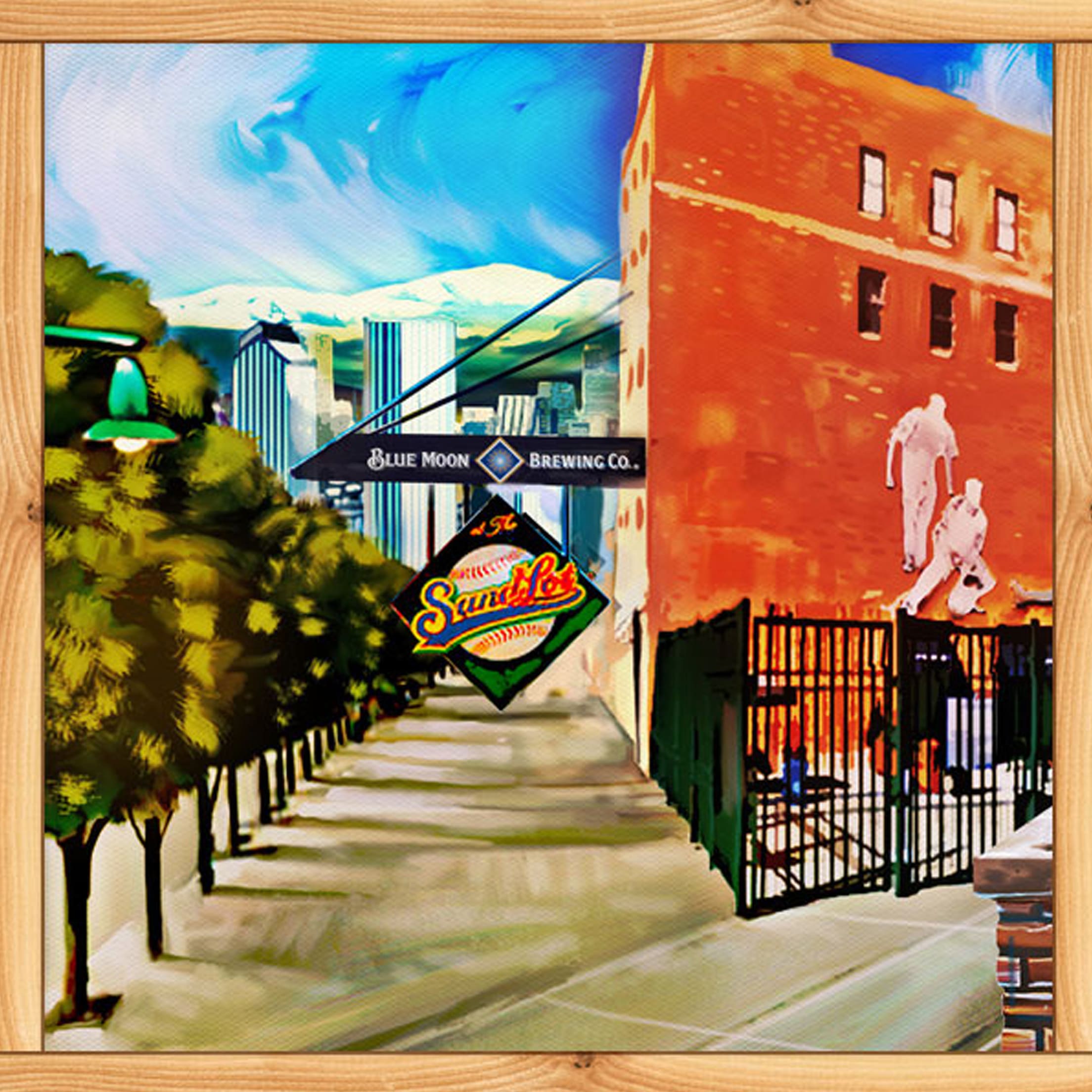 Colorado Rockies: Ballpark Mural - Officially Licensed MLB