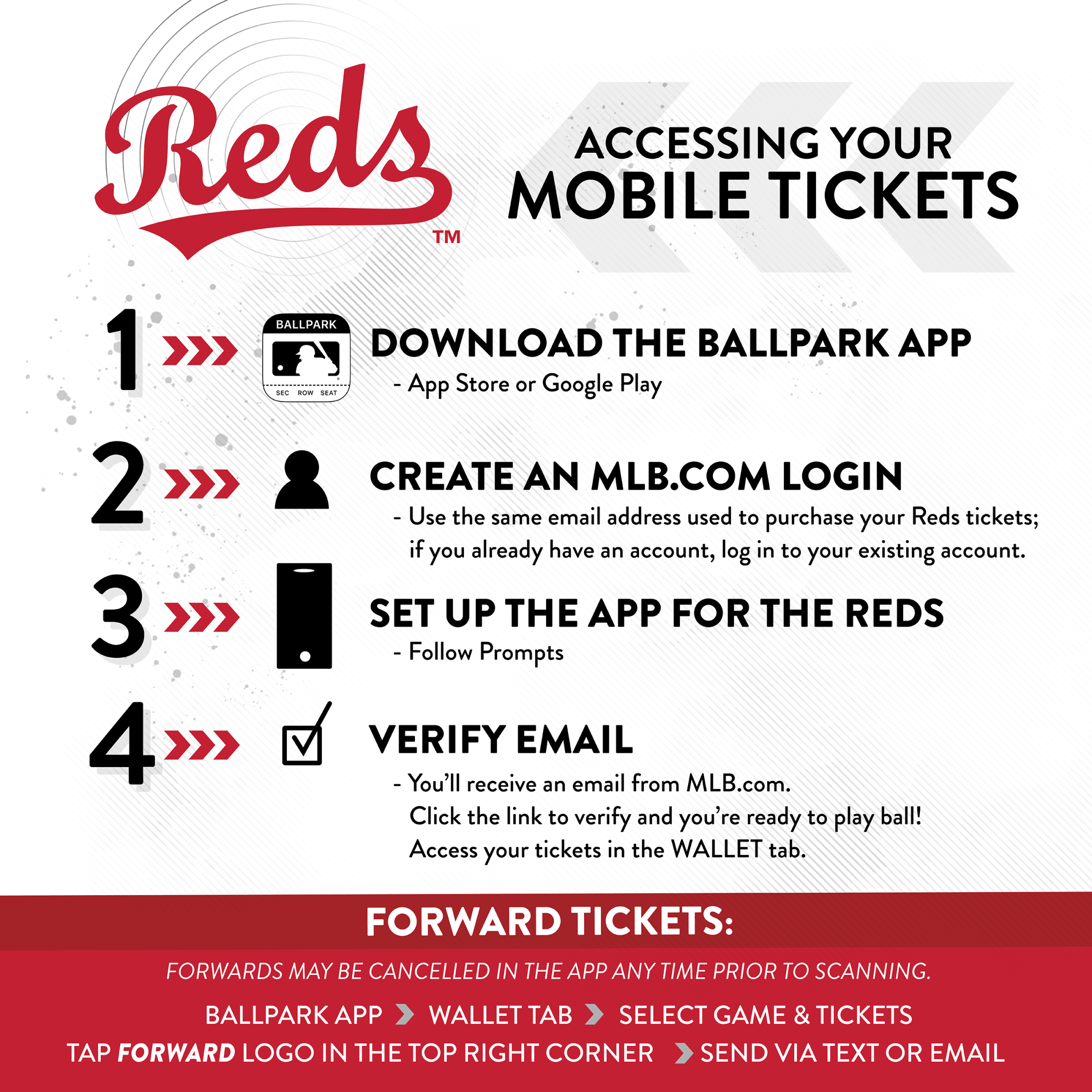 Mobile Ticketing In The MLB Ballpark App FAQs Cincinnati Reds